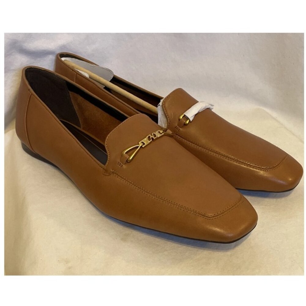 Naturalizer Cecilia Loafer English Tea (Brown) Leather Flats Women's Size 11 New - Picture 3 of 12